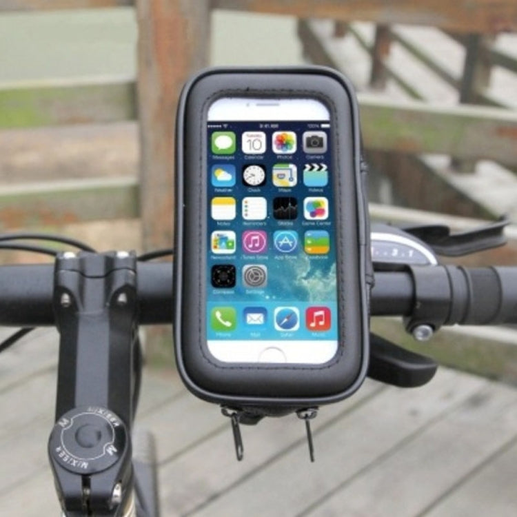 Medium 4.7 inch Bicycle Universal Waterproof Bag Mountain Bike Cell Phone Navigation Holder by bashfashion