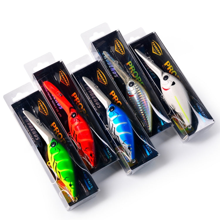 PROBEROS DW574 Bait Floating Rock Plastic Lure Small Fatty Fish Fake Bait Fishing Tackle, Size: 12.5cm/24.5g(Color A) by PROBEROS