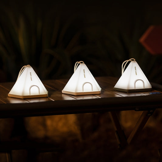 ZAY-L05 Tent-Shape USB Charging Timer Night Light Wild Camping Atmosphere Light(Green) by bashfashion