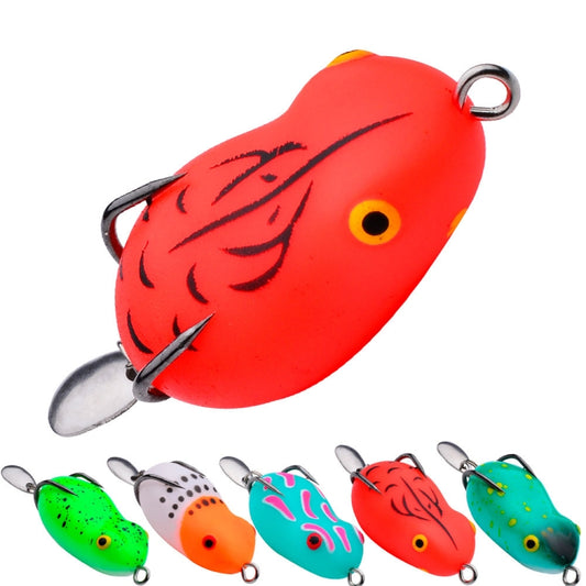 PROBEROS FR039 Mini Thunderfrog Lure Simulation Soft Bait Blackfish Fishing Lure, Size: 7g/4.5cm(Color A) by PROBEROS