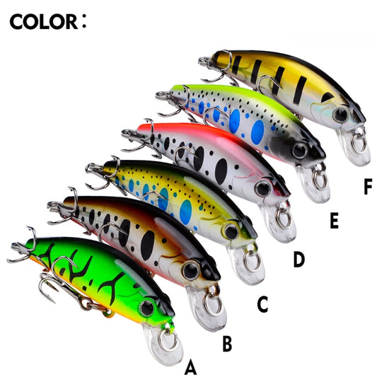 PROBEROS DW592 Sinking Minnow Lure Long Casting Fake Bait Bionic Plastic Hard Bait(Color B) by PROBEROS