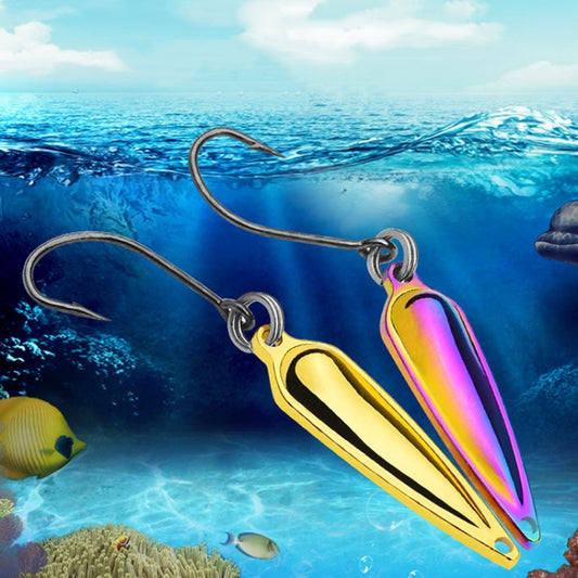 PROBEROS DW602 Long Casting Metal Sequins Lure Moth Sequins Warp Beak Fake Lure, Color: Color B(1.5g) by PROBEROS