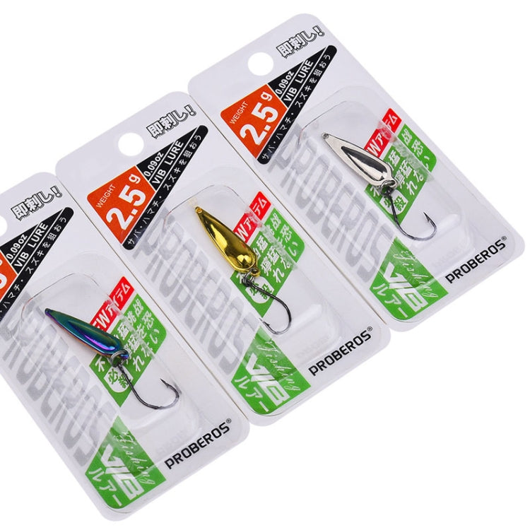 PROBEROS DW602 Long Casting Metal Sequins Lure Moth Sequins Warp Beak Fake Lure, Color: Color B(1.5g) by PROBEROS