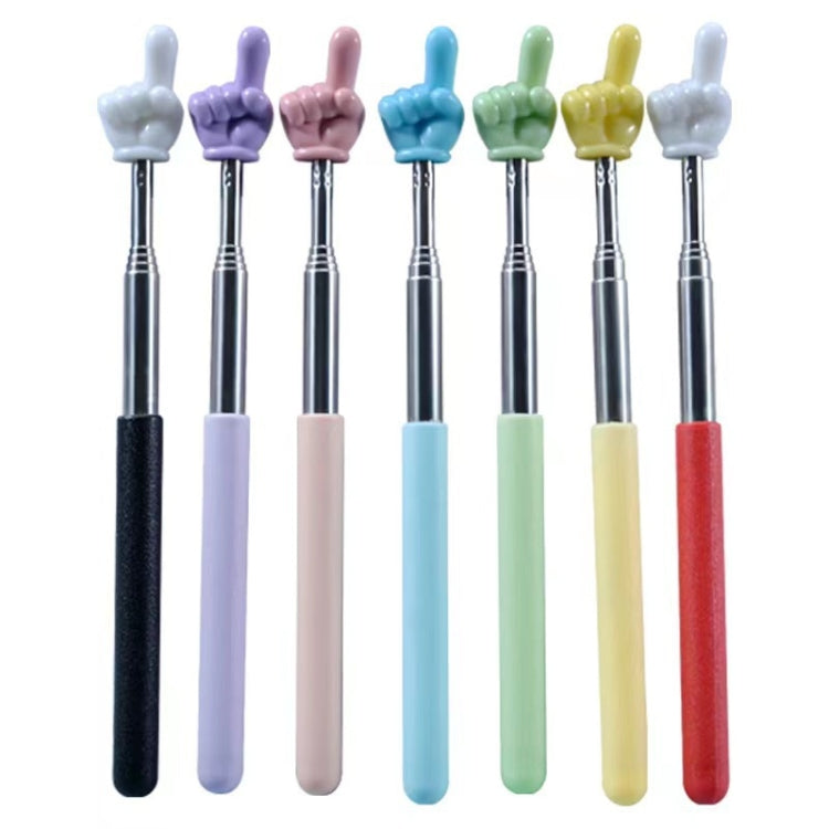 Retractable Teacher Pointer Extendable Finger Pointer Stick for School(Random Color) by bashfashion