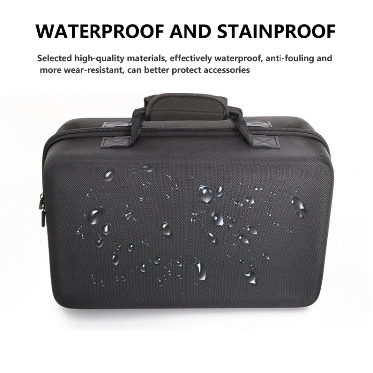 For PS5 Slim Game Console EVA Storage Bag Handbag Carrying Case(1900 Black) by bashfashion