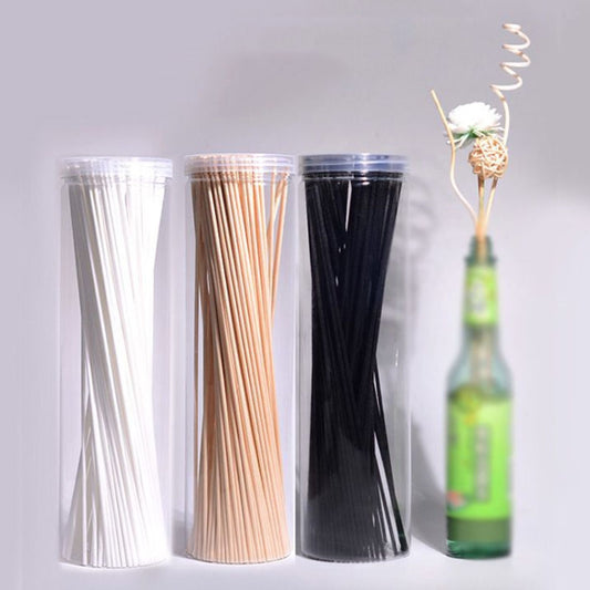 50pcs /Box 3mmx20cm Rattan Aromatherapy Stick Floral Water Diffuser Hotel Deodorizing Diffuser Stick(White) by bashfashion