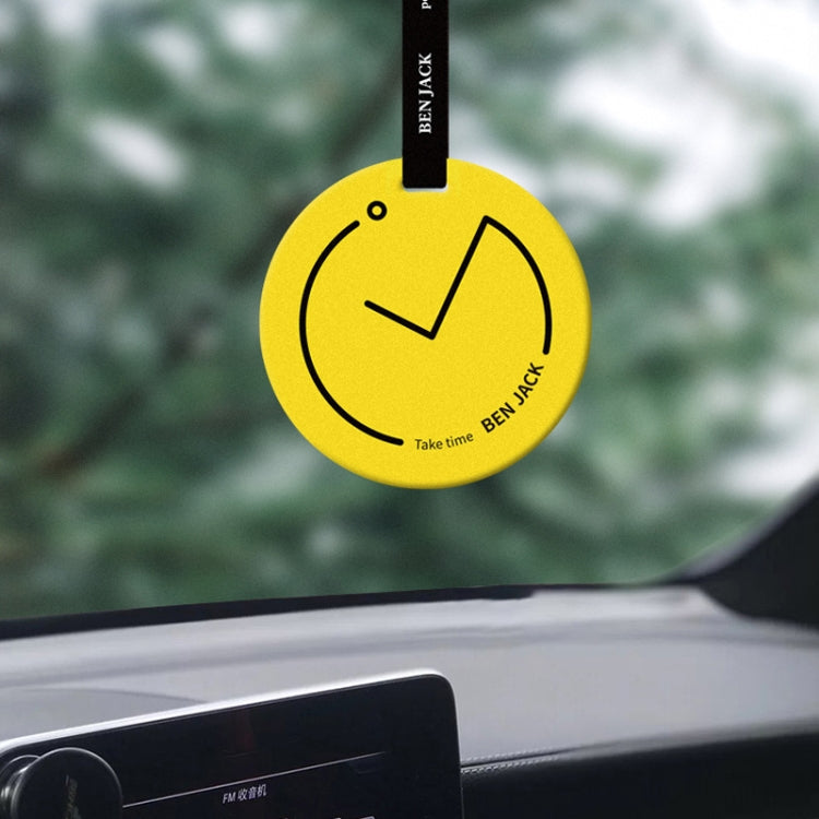 BEN.JACK Clock Car Long-lasting Light Fragrance Tablet Pendant(Sicilian Orange) by BEN.JACK