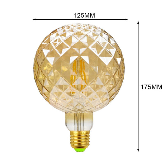 E27 Screw Port LED Vintage Light Shaped Decorative Illumination Bulb, Style: G125 Inner Pineapple Gold(110V 4W 2700K) by bashfashion