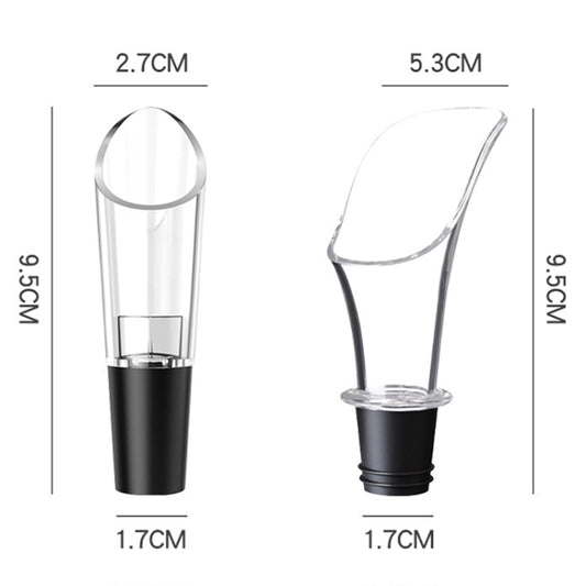 Mini Home Wine Pourer Red Wine Quick Decanter Silicone Wine Starter, Spec: Flower Type by bashfashion