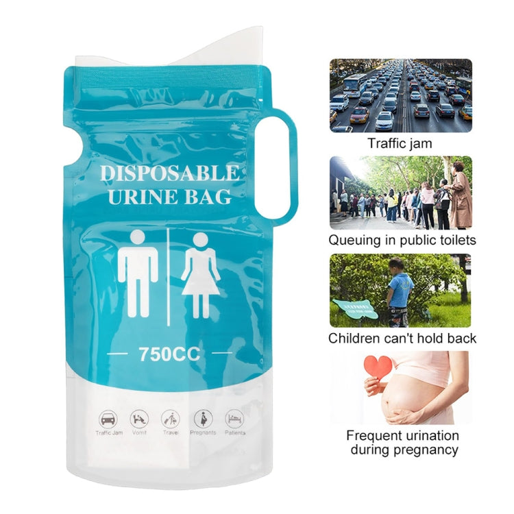 4pcs /Pack Car Disposable Emergency Rapid Coagulation Urine Bag Traffic Jam Pee Bag(13x27cm) by bashfashion