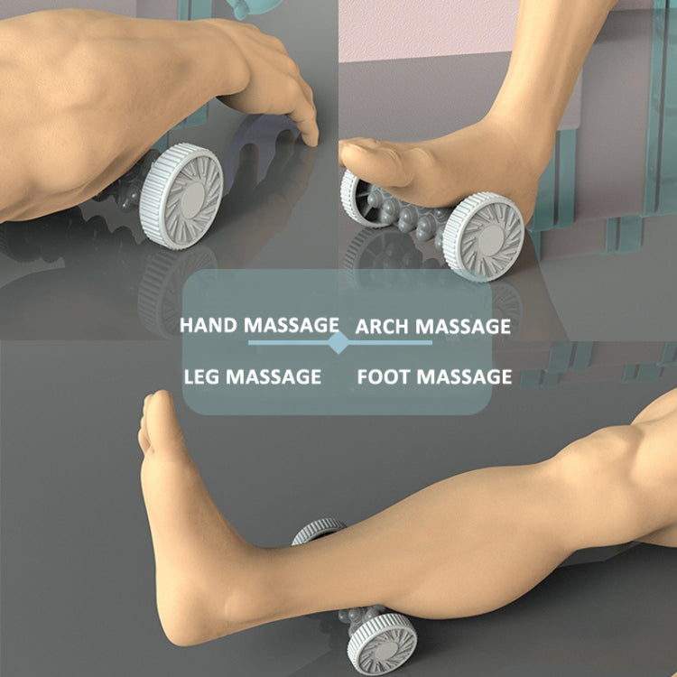 Foot Massage Roller Home Fitness Muscle Relaxation Plantar Fascia Rod(Gray) by bashfashion