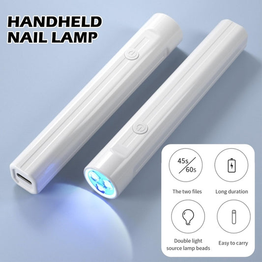 Small Portable Handheld Nail Polish Light Therapy Machine, Model: Rechargeable by bashfashion