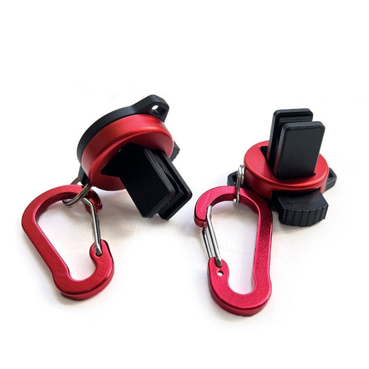 LUYA Rod Hanger Fishing Rod Holder Clip for 2mm-11mm Rods(Red) by bashfashion