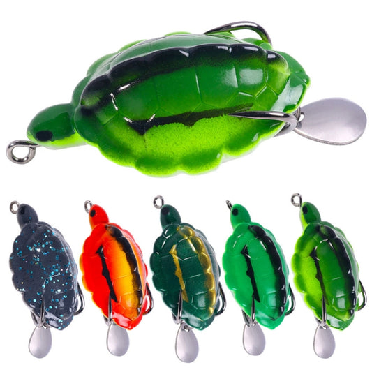5colors /Set HENGJIA FO016 Lua Thunder Brogue Dummy Bait Turtle Sequins Fishing Bait, Size: 5.7cm 11.7g by HENGJIA