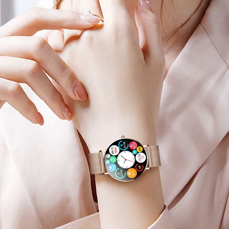 T8 1.3-inch Heart Rate/Blood Pressure/Blood Oxygen Monitoring Bluetooth Smart Watch, Color: Silver Gray by bashfashion