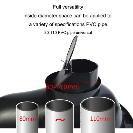 Disposable Plastic Toilet Temporary Simple Site Construction Squatting Toilet, Specification: Black Without Cover by bashfashion