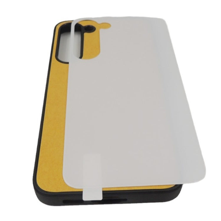 For Samsung Galaxy S23 10PCS Thermal Transfer Glass Phone Case(Black) by bashfashion