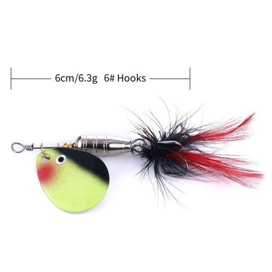 HENGJIA Composite Metal Sequins Fishing Lure Freshwater Fishing Dummy Bait, Model: SP021 by HENGJIA