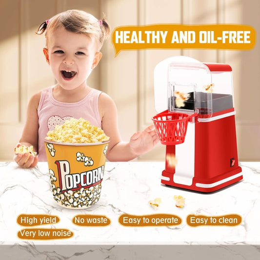 1200W Basket Popcorn Machine Electric Automatic Corn Popper 110V US Plug by bashfashion