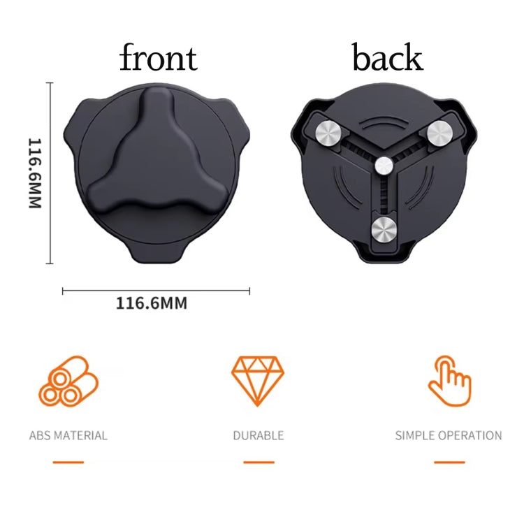 Magnetic Rotatable Can Opener Portable Beer Coke Manual Bottle Opener(Pink) by bashfashion