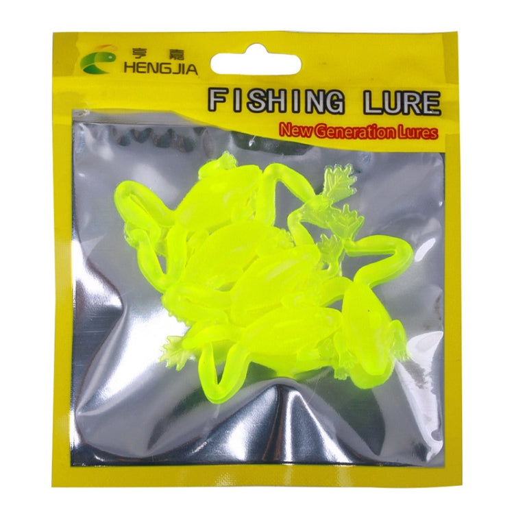 5pcs /Pack HENGJIA SO193 Thunderfrog Soft Bait Lua Fishing Dummy Lures, Size: 5.5cm 2.7g(Dark Green) by HENGJIA