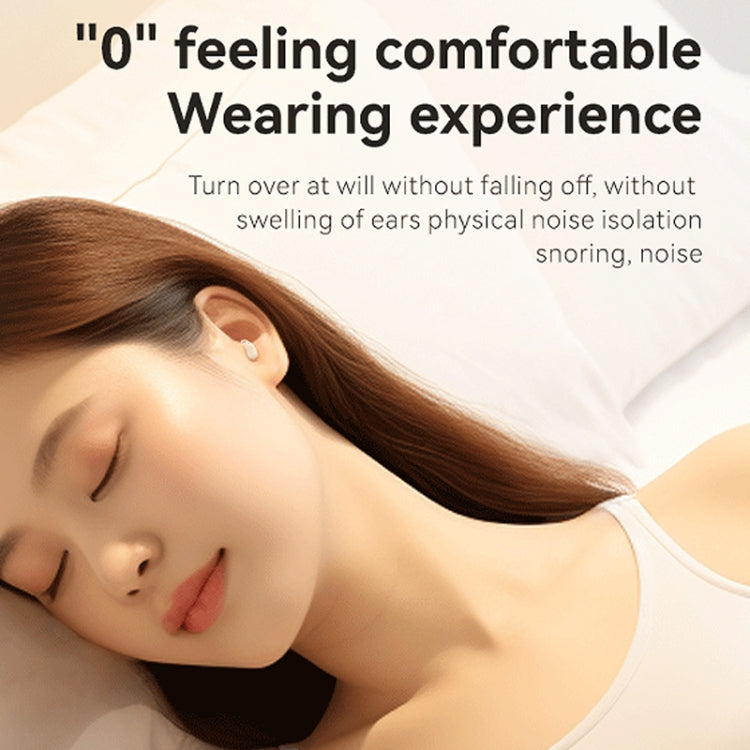 YX12 Single Ear Invisible Bluetooth Earphone Mini Sleep Stereo Wireless Earphones(Black) by bashfashion