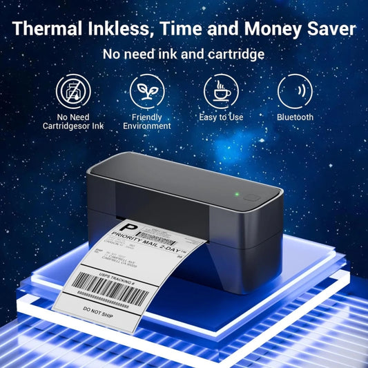 Phomemo PM245-BT Bluetooth Shipping Label Printer Support Labels Width 1- 4.6 Inch(UK Plug) by Phomemo