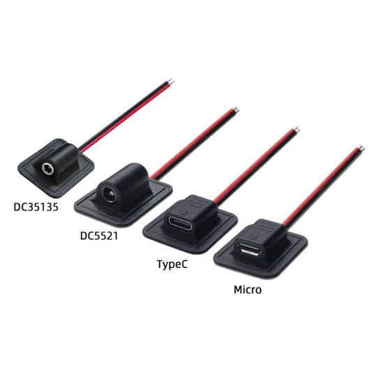 DC5521 Sewing Wire Charging Thermal Products Busbar Cord Protective Equipment Heating Power Cord by bashfashion