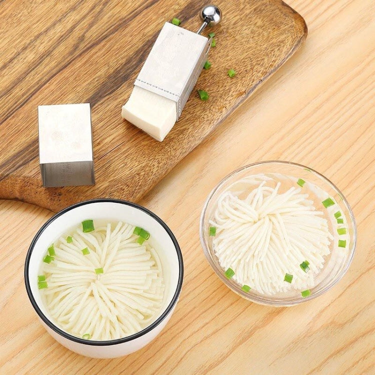 Chrysanthemum Shredded Tofu Knife Mold 304 Stainless Steel Tofu Knife Kitchen Tools(Chrysanthemum Tofu Knife) by bashfashion