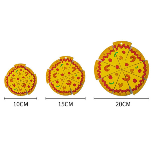 Silicone Insulated Table Placemat Pizza Shaped Bowl Mat PVC Coasters, Size: Small by bashfashion