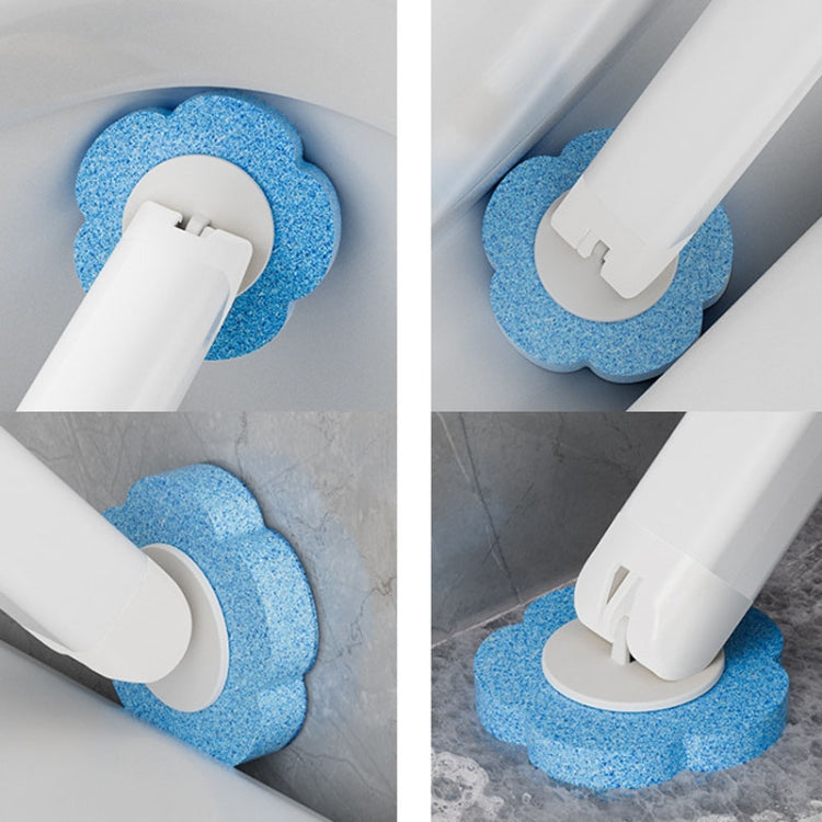 With 6pcs Lavender Scent Brush Heads Disposable Toilet Brush Dissolving Replacement Brush Toilet Cleaning Set by bashfashion