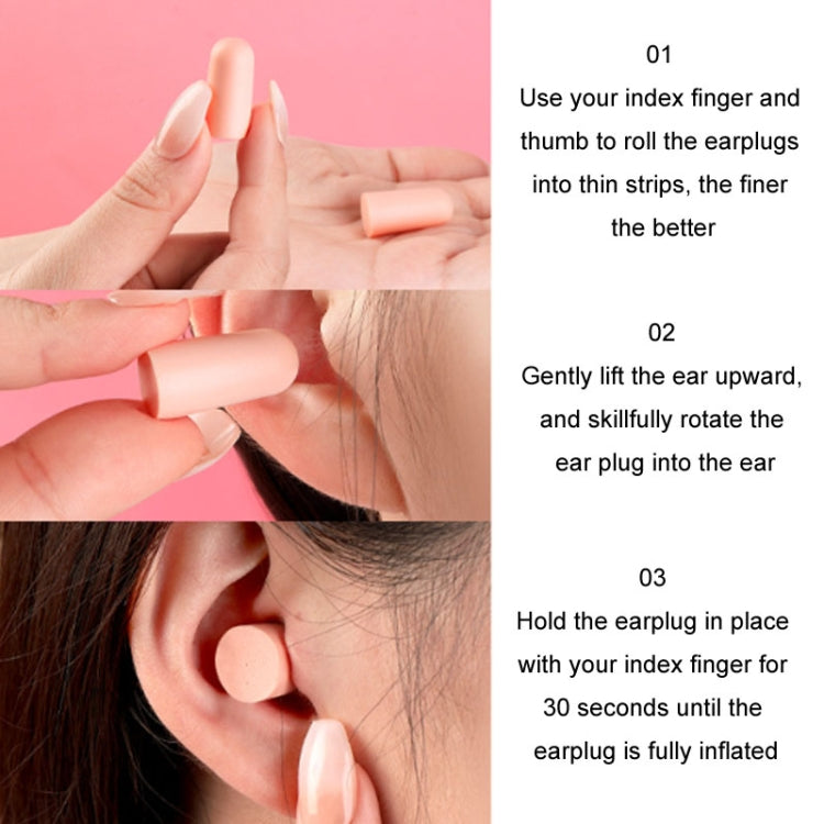 120pcs /Box Memory Foam Earplugs Student Dormitory Sleeping Noise Reduction Soundproof Earplugs(Mixed Colors) by bashfashion