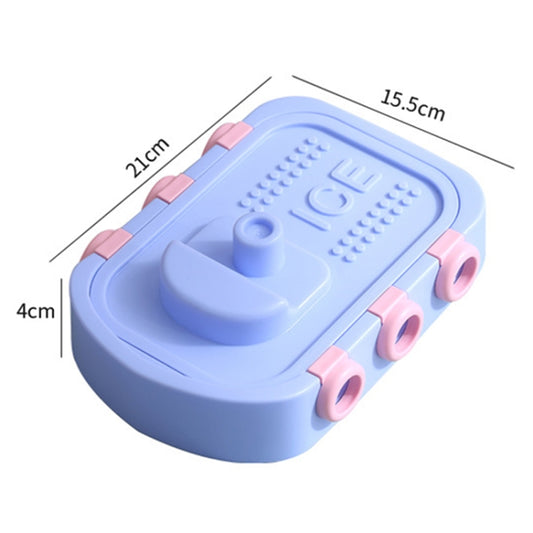 Boat Shape Cartoon Silicone Ice Mold DIY Ice Cream Popsicle Molds(Blue) by bashfashion