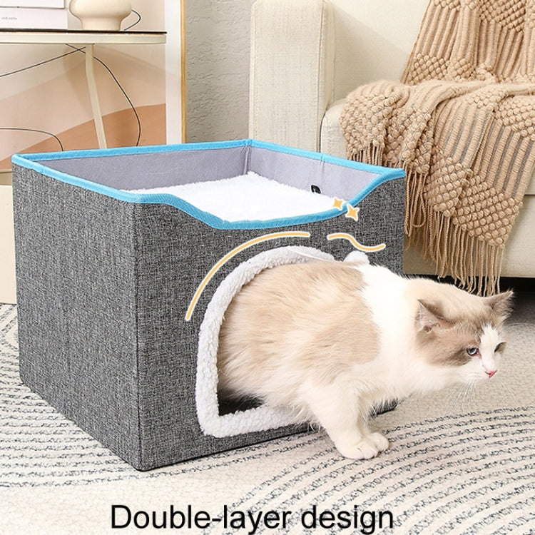 Multifunctional Sisal Cats Scratching Board Foldable Pet Bed(Light Green) by bashfashion