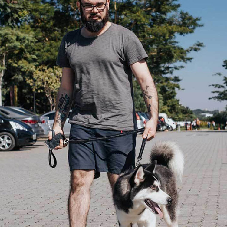 2.5 x 150cm Pet Vehicle Safety Leash Multifunctional Towing Belt Dog Leash(Black) by bashfashion