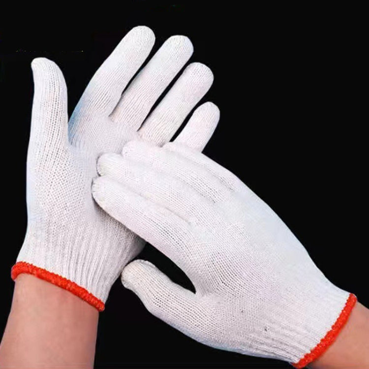 750G 12pairs Labor Protection Wear-Resistant Cotton Gloves Thickened Construction Site Work Gloves by bashfashion