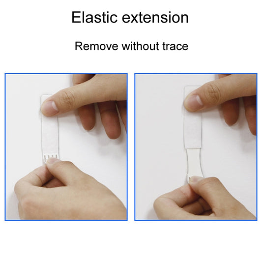 19 x 92mm 12pcs /Pack Strong Stainless Adhesive Removable Sticky Hooks Household Fixing Tearable Backing Stickers by bashfashion