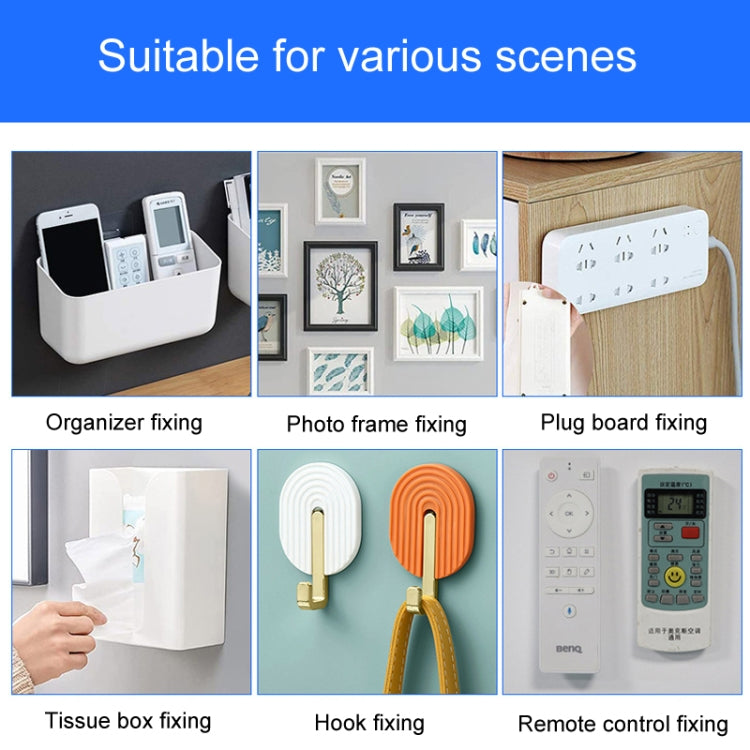 16 x 29mm 12pcs /Pack Strong Stainless Adhesive Removable Sticky Hooks Household Fixing Tearable Backing Stickers by bashfashion