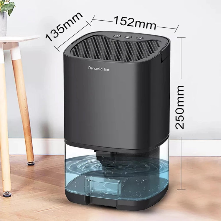 1L 36W Air Dehumidifier for Home Damp Drying Clothes with 7 colors Light UK Plug(Black) by bashfashion