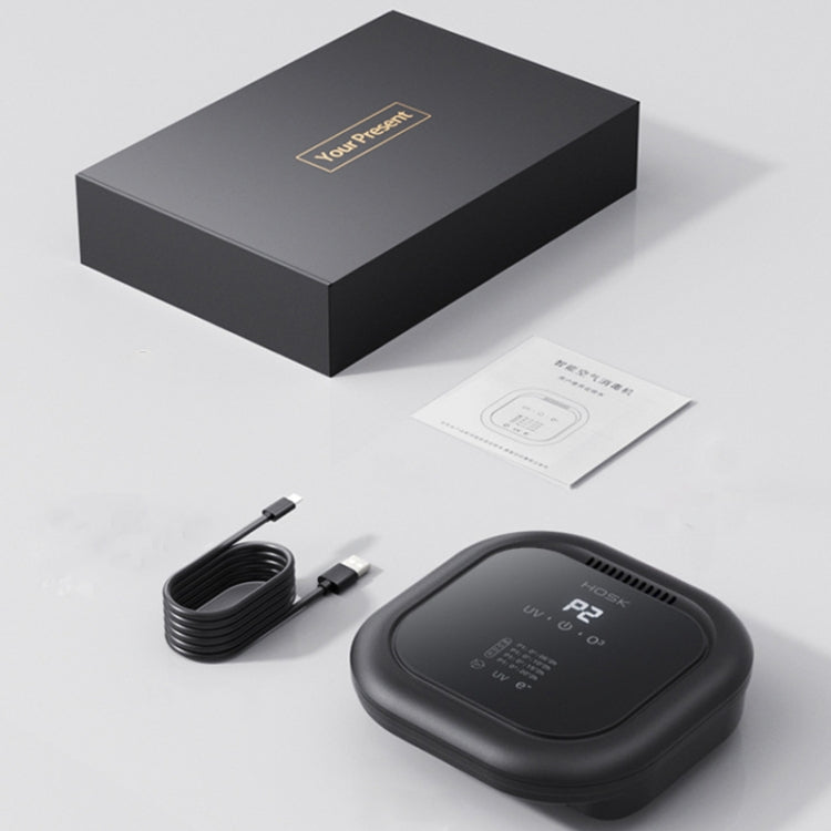 HOSK XT-01 UV Pet Air Purifier Household Deodorant Ozone Generator, Size: USB Plug(White) by HOSK