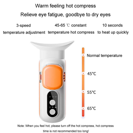 KONKA Hot And Cold Compress Misting Eye Moisturizer Spray Steamer Handheld Eye Misting Instrument(White) by KONKA