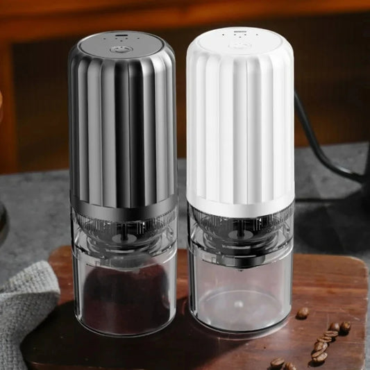 USB Automatic Wireless Electric Portable Coffee Grinder(White) by bashfashion