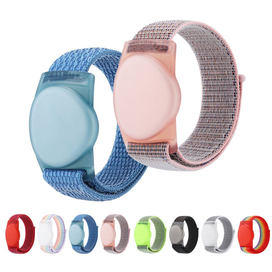 For Huawei Tag Tracker Nylon Loop Watchband Protective Case 220mm(Red) by bashfashion