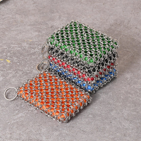 Stainless Steel High Temperature Resistant Silicone Brush Pot Cleaning Supplies, Specification: 3 Ring(Green) by bashfashion