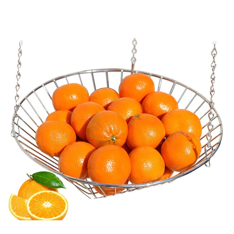 3-tier Hanging Fruit Basket Wrought Iron Fruit Vegetable Storage Organizer(Bronze) by bashfashion