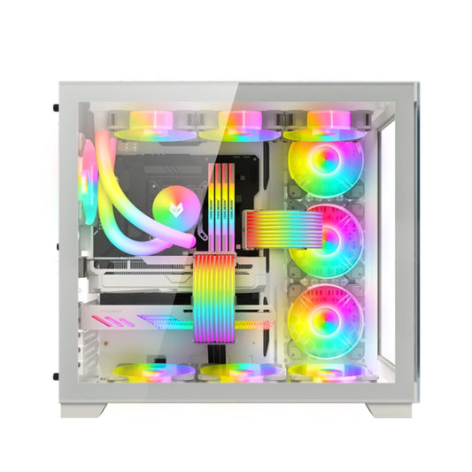 AOSOR Al200 Neon Cable Computer Motherboard Graphics Card Glow Board Power Supply Line Decoration(White) by AOSOR