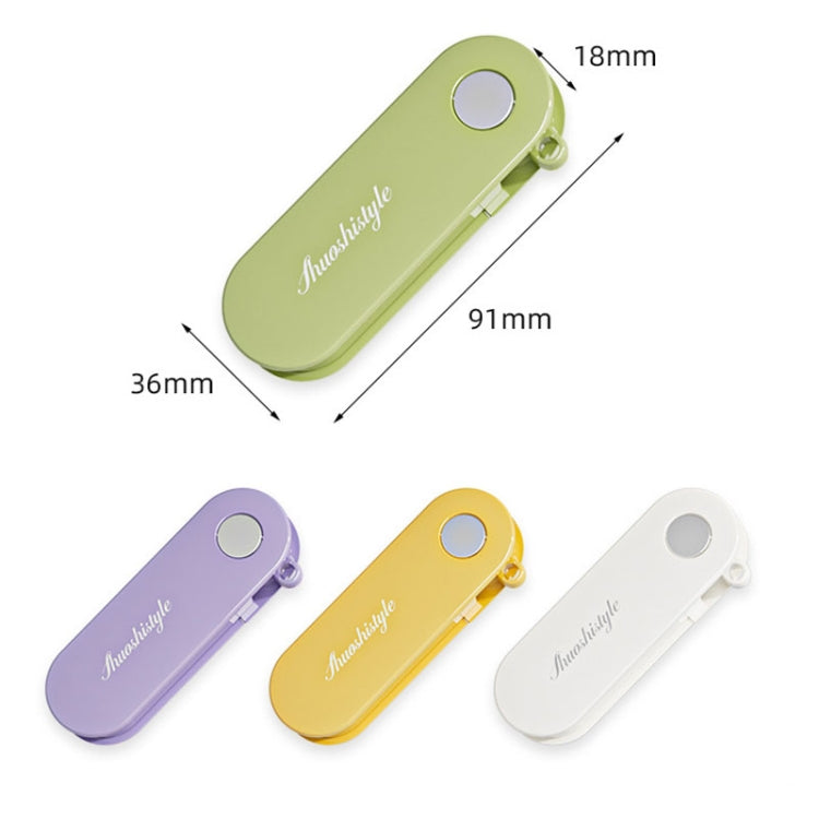Folding Storage Kitchen Home Cutting Knife Outdoor Portable Stainless Steel Fruit Plane Peeling Device(Green) by bashfashion