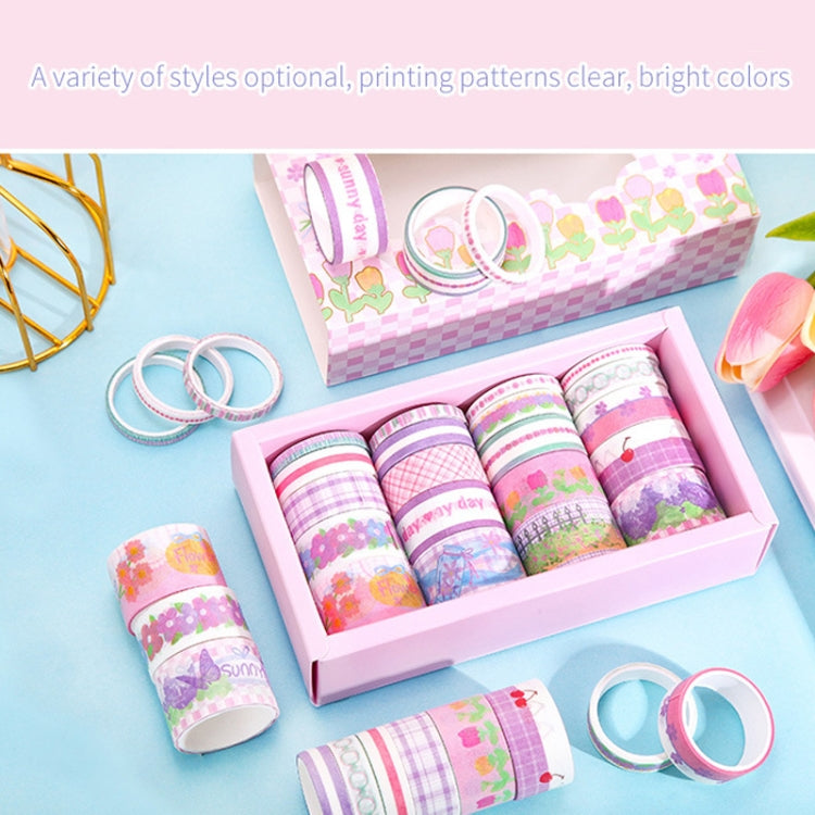 20rolls /Box Art Animals Flowers Washi Tape Set DIY Scrapbook Stickers, Style: Black and White Memory Series by bashfashion