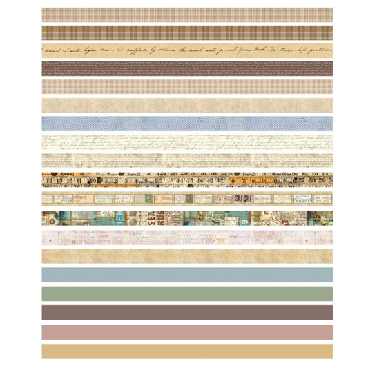 20rolls /Box 0.7cm x 3m Split Thin Washi Tape Set DIY Scrapbook Stickers(Vintage) by bashfashion
