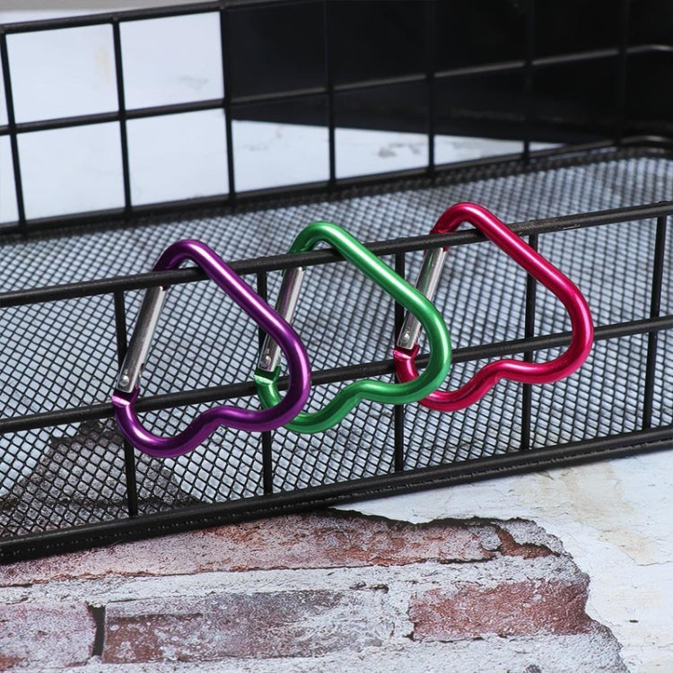 5pcs Love Hiking Buckles Backpack Hooks Cell Phone Water Bottle Hooks(Random Color Delivery) by bashfashion